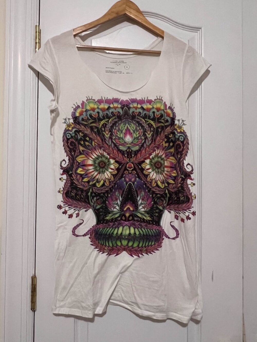 All Saints Vintage Sugar Skull tee/dress  UK10